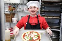 Students enjoying fresh meals