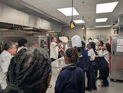 Fresh meal served at St. Marcus
